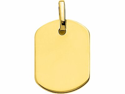 Loumya Gold "Or" | Pendentif | Or Jaune 9K | Personnalisable | 20x15mm | 660077