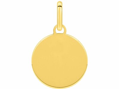 Loumya Gold "Or" | Pendentif | Or Jaune 9K | Personnalisable | ø12mm | 9KV10