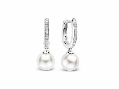 Ti Sento | Boucles D'Oreilles | Argent | Perles Synthétiques | 78092PW
