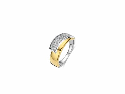 Ti Sento | Bague | Argent | Plaqué Or | Oxyde De Zirconium | 12454ZY