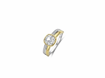 Ti Sento | Bague | Argent | Plaqué Or | Oxyde De Zirconium | 12451ZY