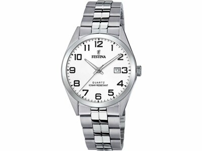 Festina | Homme | Quartz | Acier Inoxydable | Blanc | ø40mm | F20437/1