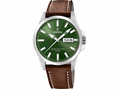 Festina | Homme | Quartz | Cuir Marron | 41mm | F20358/5
