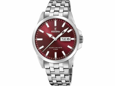 Festina | Homme | Quartz | Acier Inoxydable | Bordeaux | F20357/G