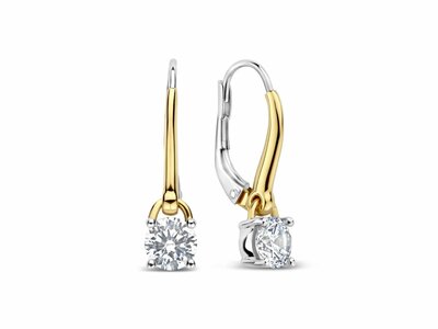 Ti Sento | Boucles D'Oreilles | Argent | Plaqué Or | 78118DB