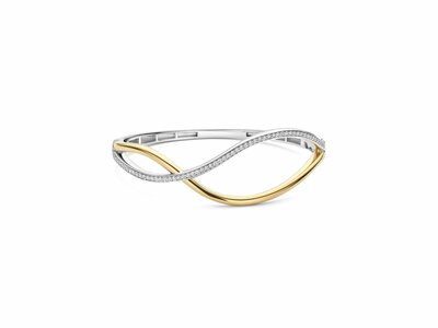 Ti Sento | Bracelet | Argent | Plaqué Or | Oxyde De Zirconium | 23101ZY