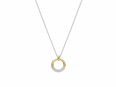 Ti Sento | Collier | Argent | Plaqué Or | Oxyde De Zirconium | 34133ZY