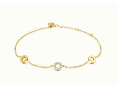 Diamanti Per Tutti | Bracelet | Plaqué Or | Diamant | M2794-3S1