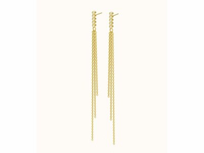 Diamanti Per Tutti | Boucles d'Oreilles | Plaqué Or | Diamants 0.030ct | M2748-3S4