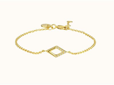 Diamanti Per Tutti | Bracelet | Plaqué Or | Diamants 0.0270cts | M2540-3S1