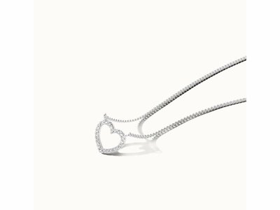 Diamanti Per Tutti | Collier | Argent | Diamant 0.072cts | Coeur |  M2256-3S3