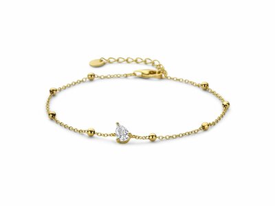 Naiomy Silver | Bracelet | Plaqué Or | Oxyde de Zirconium | N6S78