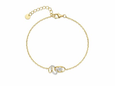 Naiomy Silver | Bracelet | Plaqué Or | Oxyde de Zirconium | N6I53