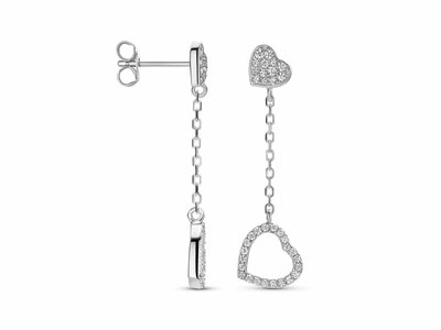 Naiomy Silver | Boucles d'Oreilles | Argent | Oxyde de Zirconium | N6Q62