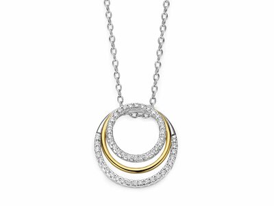 Naiomy Silver | Collier | Argent | Bicolore | Oxyde de Zirconium | N6P72