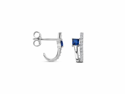 Naiomy Silver | Boucles d'Oreilles | Argent | Oxyde de Zirconium | N6O61