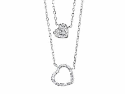 Naiomy Silver | Collier | Argent | Oxyde de Zirconium | N6Q61