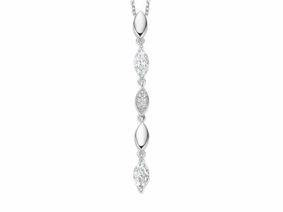 Naiomy Silver | Collier | Argent | Oxyde de Zirconium | N6M51