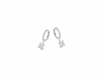 Naiomy Silver | Boucles d'Oreilles | Argent | Oxyde de Zirconium | N6F54