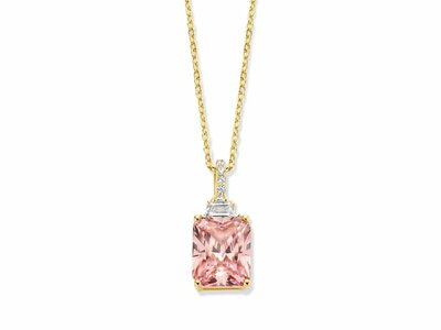 Naiomy Silver | Collier | Plaqué Or | Oxyde de Zirconium | N6E61