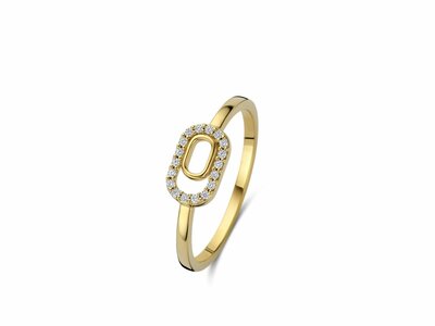 Naiomy Silver | Bague | Plaqué Or | Oxyde de Zirconium | N6S64