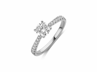 Diamants de Laboratoire | Bague | Or Blanc | Diamants de Synthèse 0.95ct | Lab13