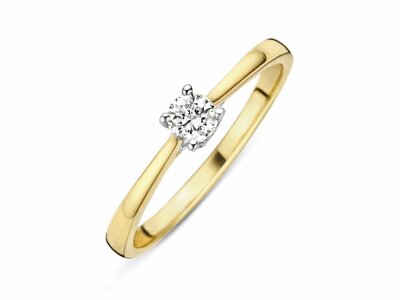 Loumya Gold "Or" | Bague | Or Jaune | Bicolore | Diamant 0.30ct | R2017-10-30