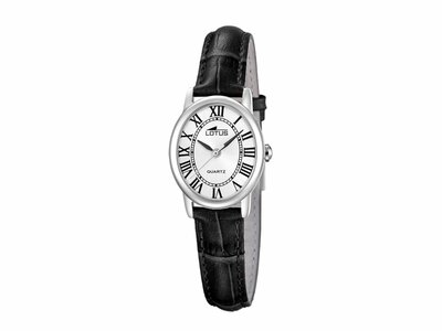 Lotus | Femme | Quartz | Cuir | Montre + Bijou | 19017/2