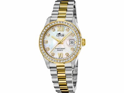 Lotus | Femme | Quartz | Acier Inoxydable | Bicolore | 18978/1
