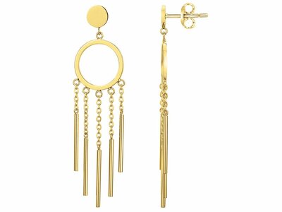 Loumya Steel | Boucles d'Oreilles | Acier Inoxydable | Doré | 842-181.J