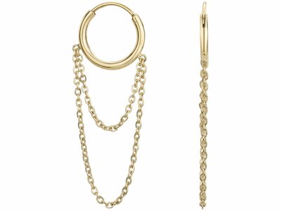 Loumya Steel | Boucles d'Oreilles | Acier Inoxydable | Doré | 842-182.J