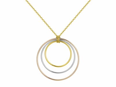 Loumya Steel | Collier | Acier Inoxydable | Tricolore | 872-080