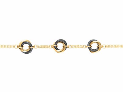 Loumya Steel | Bracelet | Acier Inoxydable | Doré | Céramique | 903-185.J