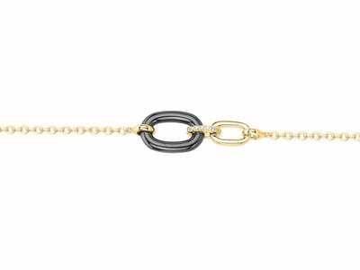 Loumya Silver | Bracelet | Plaqué Or | Oxyde de Zirconium | Céramique | 1-36-0040