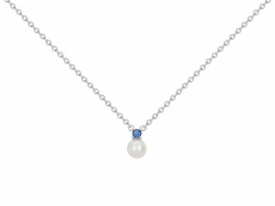 Loumya Silver | Collier | Argent | Oxyde de Zirconium | Perle | d'Eau Douce | 70701201