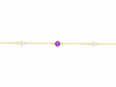Loumya Silver | Bracelet | Plaqué Or | Oxyde de Zirconium | 76300419