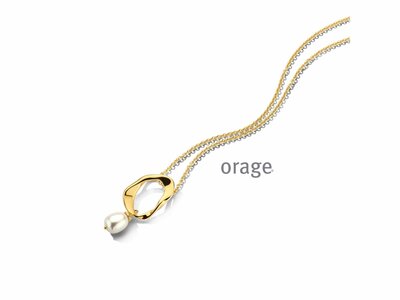 Orage | Collier | Plaqué Or | Perle | BC152