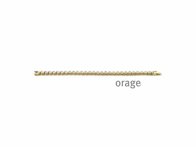 Orage | Bracelet | Acier | Doré | Oxyde de Zirconium | BC132