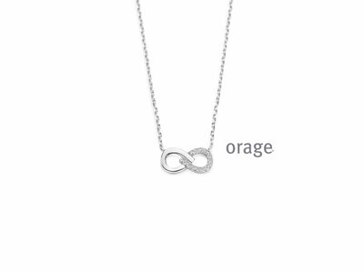 Orage Kids | Collier | Argent | Oxyde de Zirconium | Infini | BC137