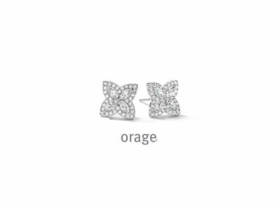 Orage | Boucles d'Oreilles | Argent | Oxyde de Zirconium | BC165