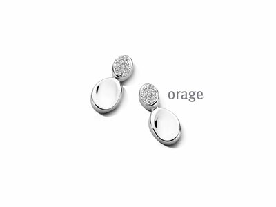 Orage | Boucles d'Oreilles | Argent | Oxyde de Zirconium | BC190