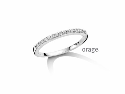 Orage Ag Labo | Bague | Argent | Diamants Labo 0.15ct | BC021