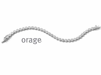 Orage | Bracelet | Argent | Oxyde de Zirconium | BG054