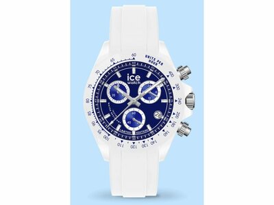 Ice-Watch | Homme | Chrono | Bewatch | White Blue | Edition Limitée | 41MM | 026314