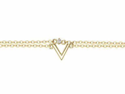 Loumya Silver | Bracelet | Plaqué Or | Oxyde de Zirconium | 76300420
