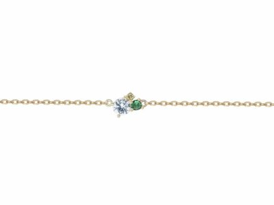 Loumya Silver | Bracelet | Plaqué Or | Oxyde de Zirconium | 76300427