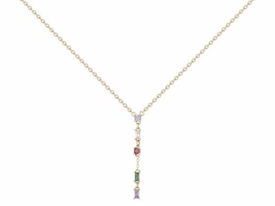 Loumya Silver | Collier | Plaqué Or | Oxyde de Zirconium | 76700542